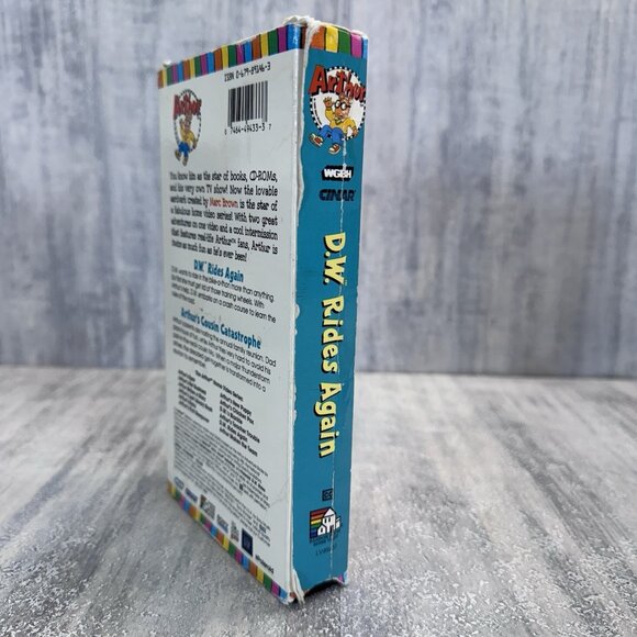 Arthur: D.W. Rides Again (VHS, 1998) PBS Kids Animated Video Tape Rare HTF - Picture 8 of 8